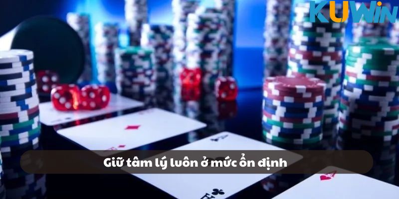 Giữ tâm lý ở mức bình tĩnh sẽ tránh được các hành động thiếu kiểm soát