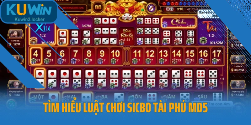 Tìm hiểu luật chơi Sicbo Tài Phú MD5